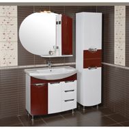 Комплект мебели для ванной Аква Родос Премиум 90 красный