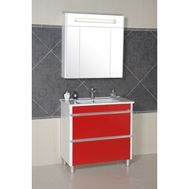 Комплект мебели для ванной Аква Родос Париж 75 красный
