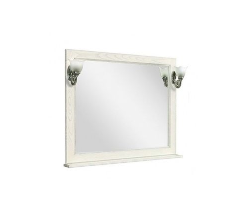 Зеркало Акватон Жерона 105 белое серебро